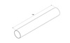BORA ER750/1 Ecotube Kanał okrągły 750mm (1szt.) EAN-Code:4260326374797