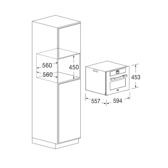 Winiarka kompaktowa Fulgor Milano FUTWC 4500 TC FO IX