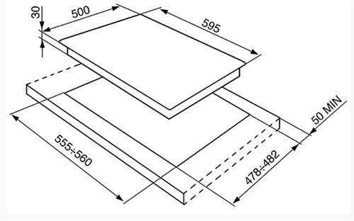 Płyta SMEG SRV864AOGH