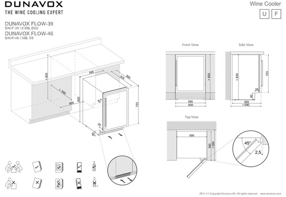 Winiarka Dunavox DAUF-39.121DC