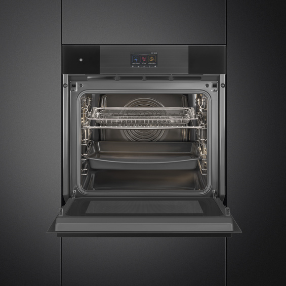 Piekarnik z funkcją mikrofali Smeg SO6104M2PB3 Galileo SpeedwaveXL