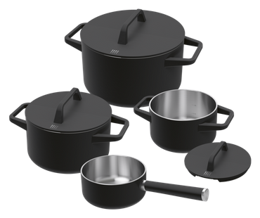 Bora Pots and Pans 7-częściowy zestaw garnków KWPAP1