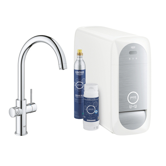 GROHE Blue Home Zestaw startowy z wylewką w kształcie C - chrom nr. 31455001