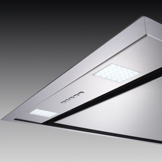 Okap sufitowy Falmec Stella evo 120 inox - korpus bez silnika, z pilotem
